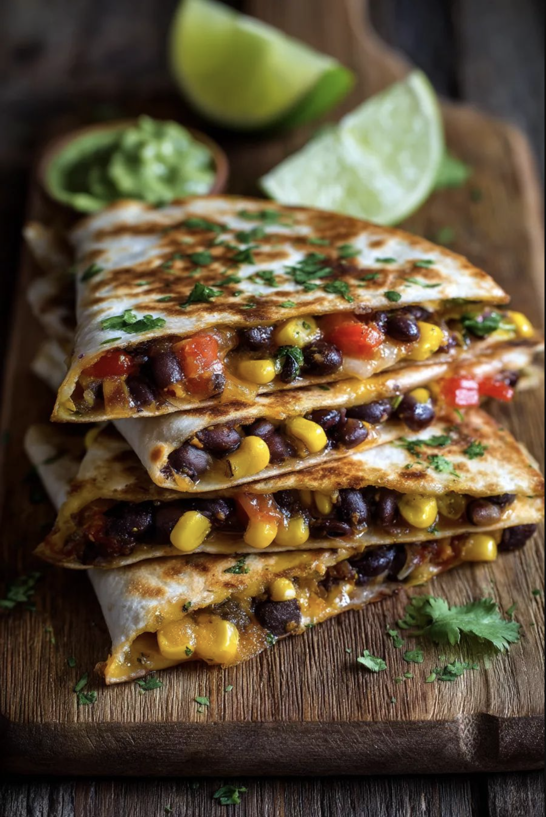 Black Bean and Corn Quesadillas