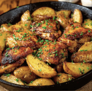 Garlic Butter Chicken with Perfect Roasted Veggies