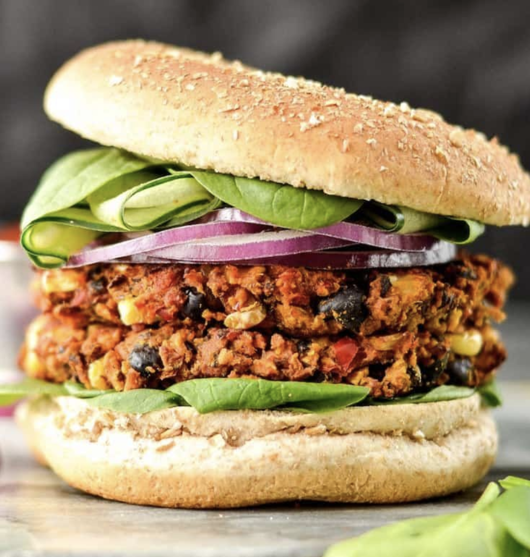 Hearty Sweet Potato Black Bean Burgers