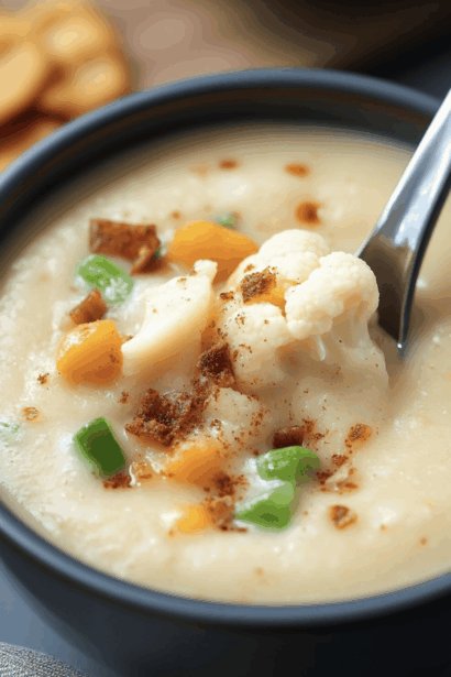 Spicy Cauliflower & Coconut Soup Reveal