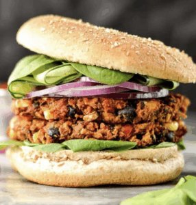 Hearty Sweet Potato Black Bean Burgers