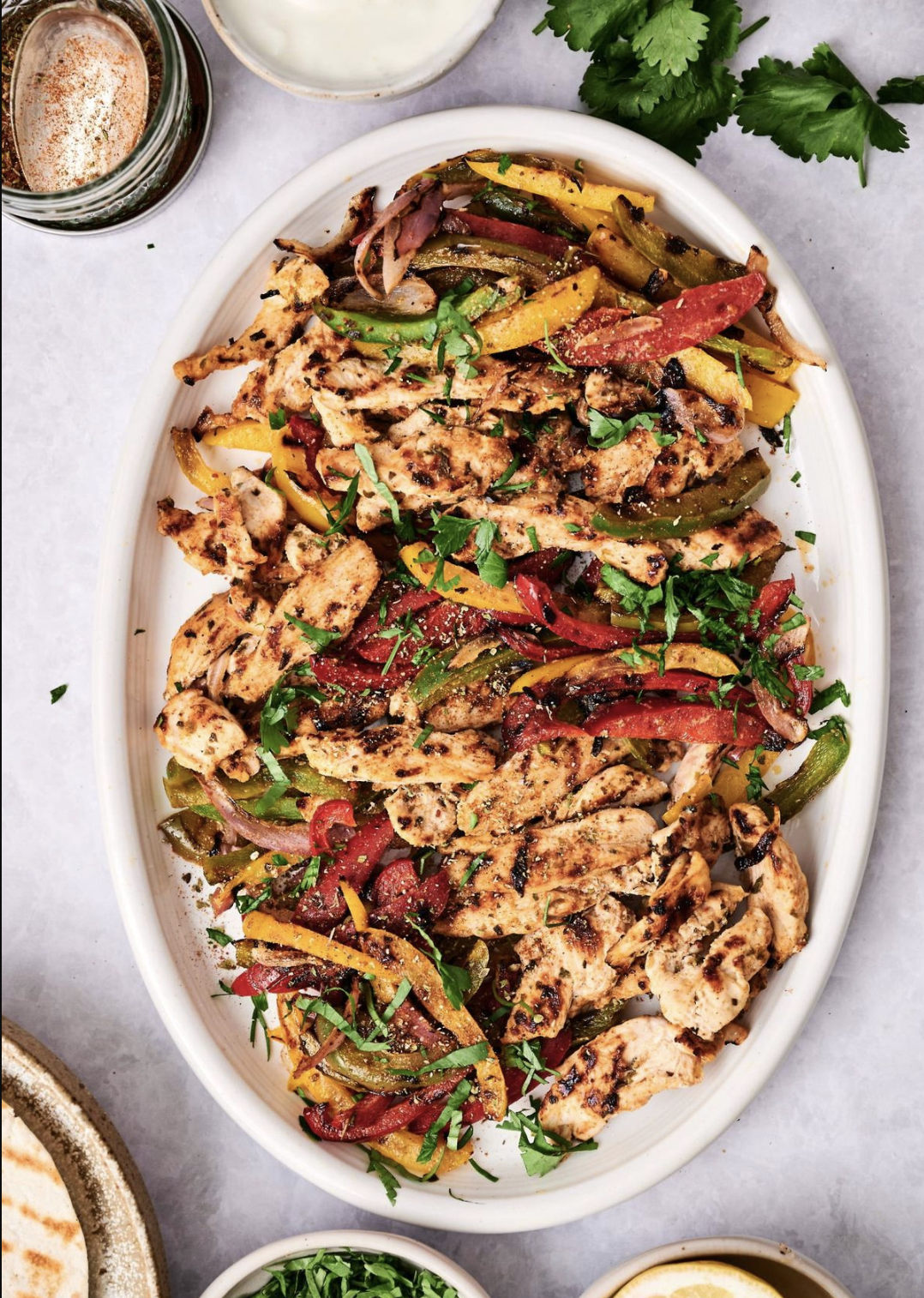 Zesty Chili Lime Grilled Portobello Fajitas