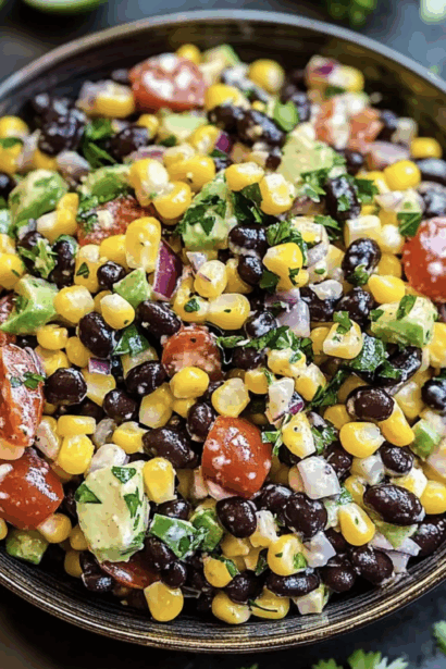 Zesty Mexican Corn & Black Bean Salad