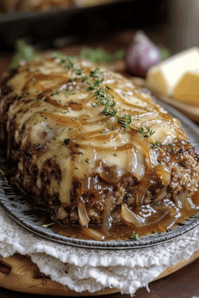 Meatloaf with Sweet & Savory Glaze