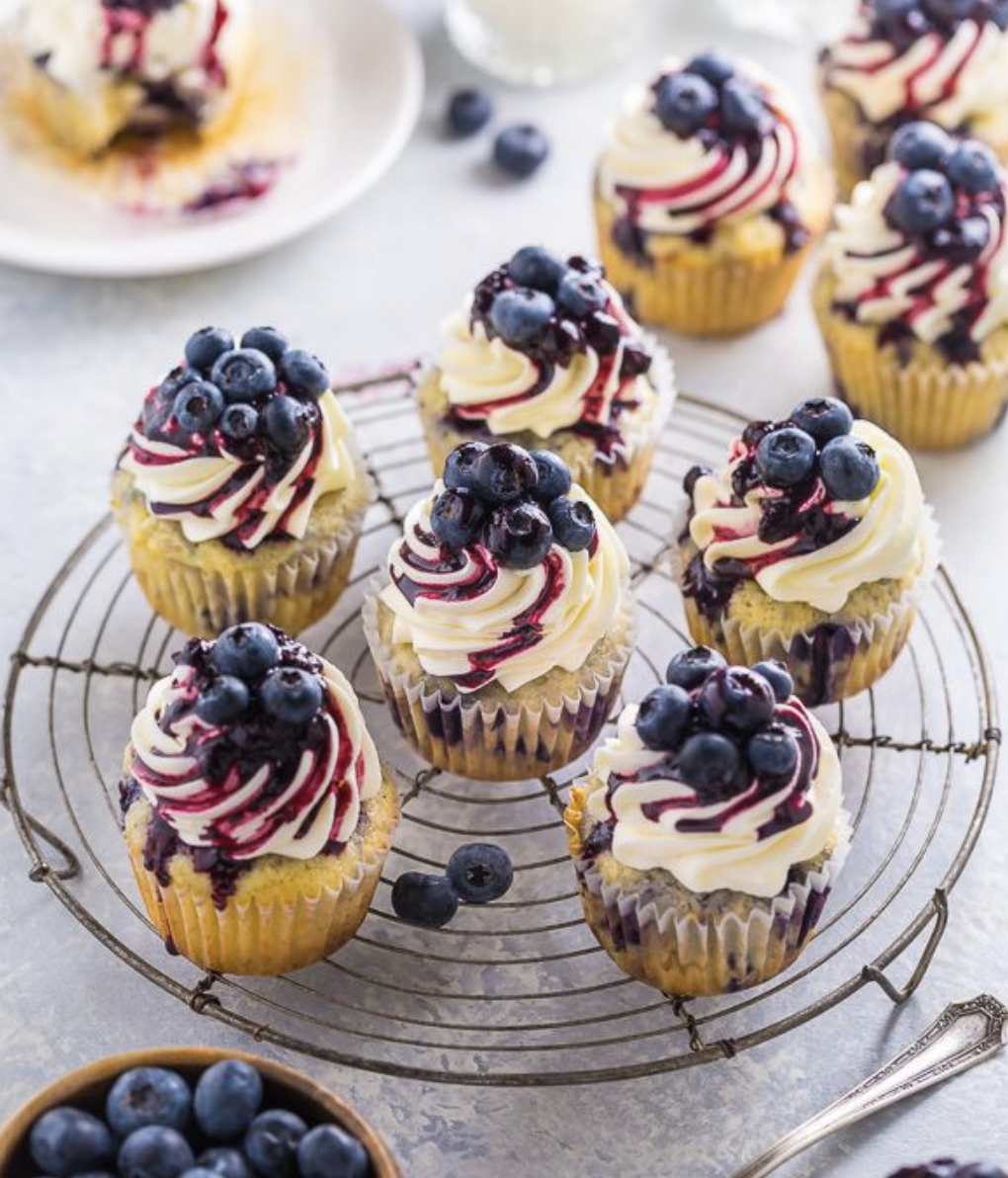 Blueberry Muffin Cupcakes