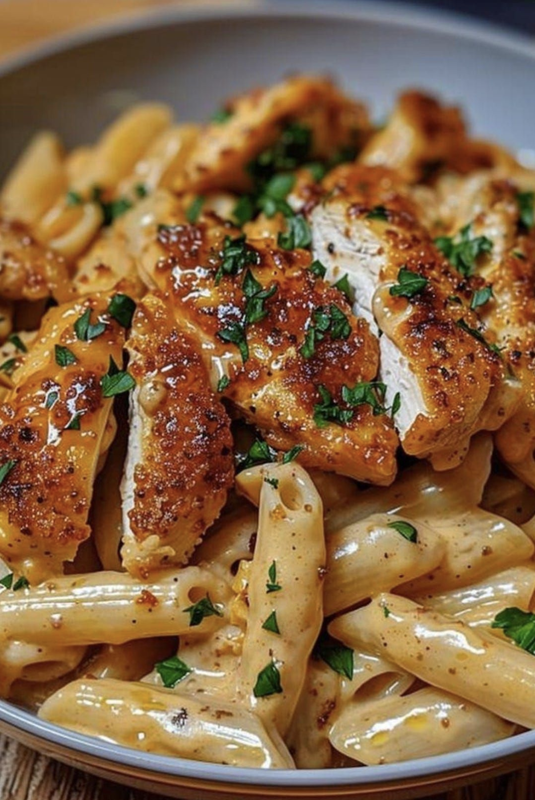 Mac & Cheese Chicken with Fruits & Veggies