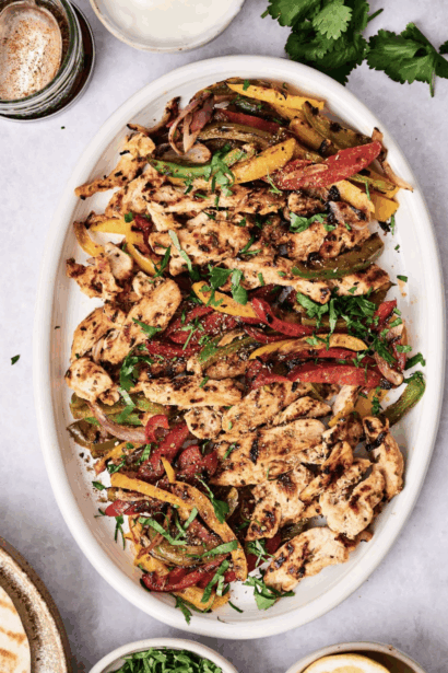 Zesty Chili Lime Grilled Portobello Fajitas