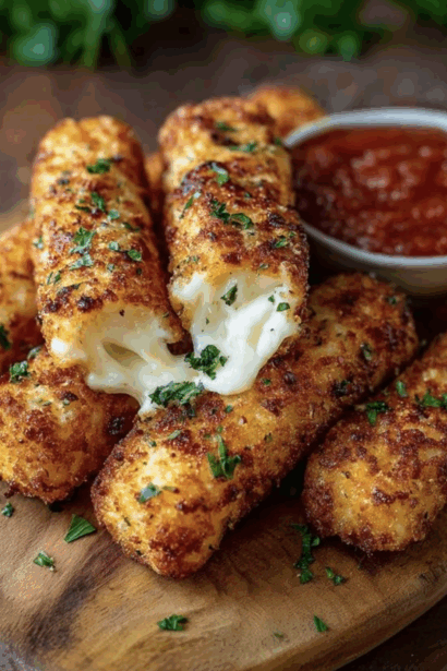 Keto Mozzarella Sticks