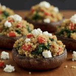 Stuffed Portobello Mushrooms with Quinoa