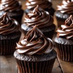 Chocolate Cupcakes with Ganache