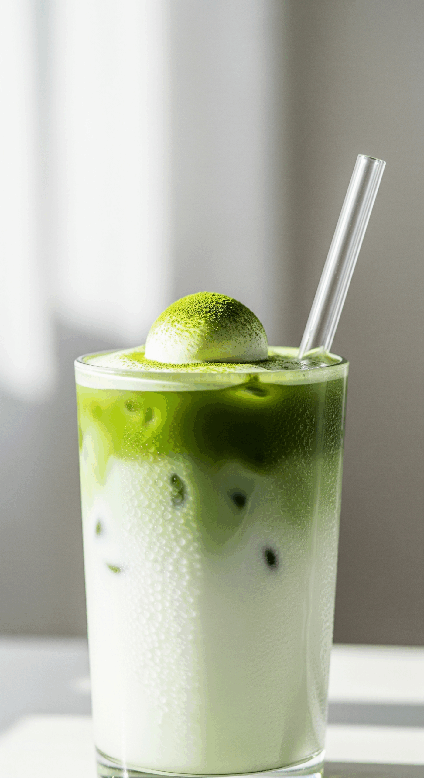 Vegan Iced Matcha Latte