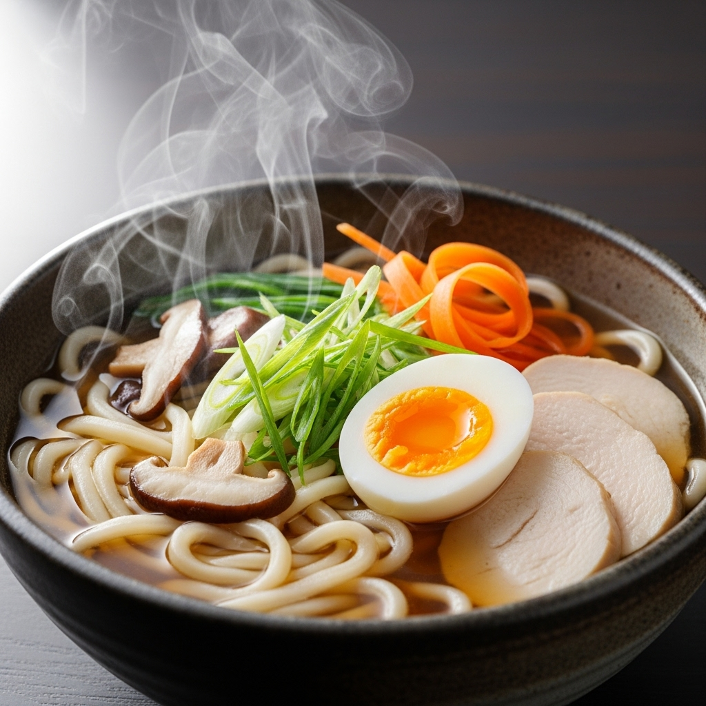 Chicken Udon Noodle Soup