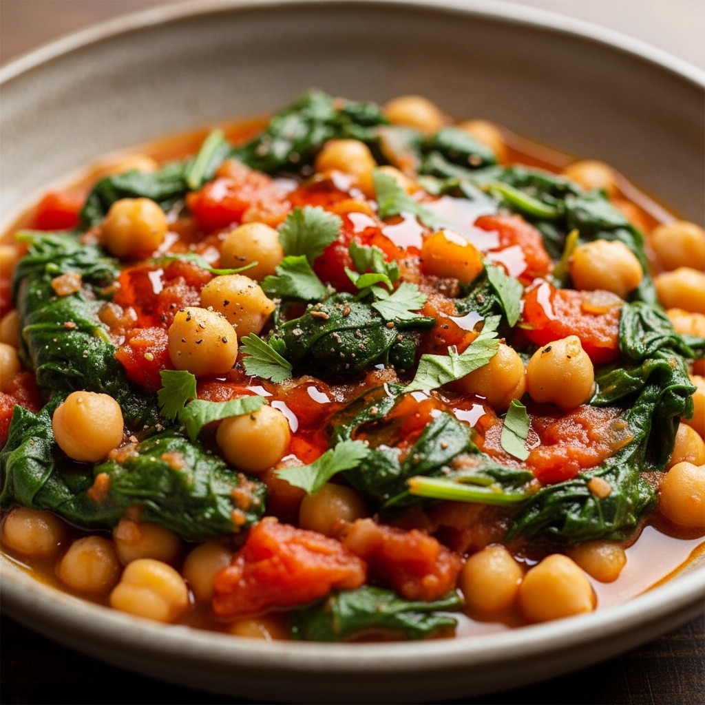 Chickpea Spinach Stew