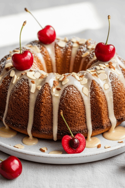 Cherry-Almond Bundt Cake
