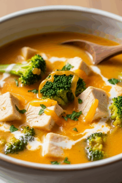 Chicken Broccoli Cheddar Soup