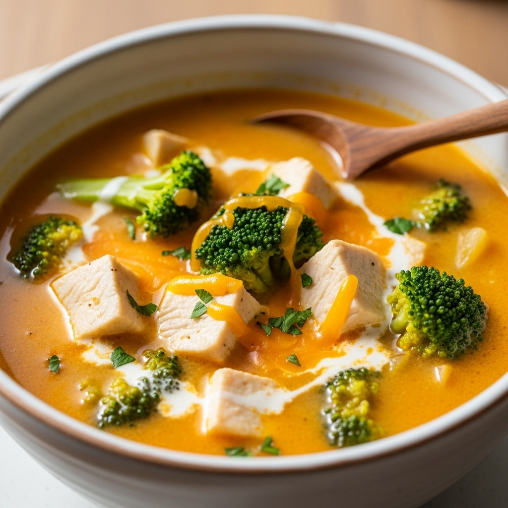 Chicken Broccoli Cheddar Soup
