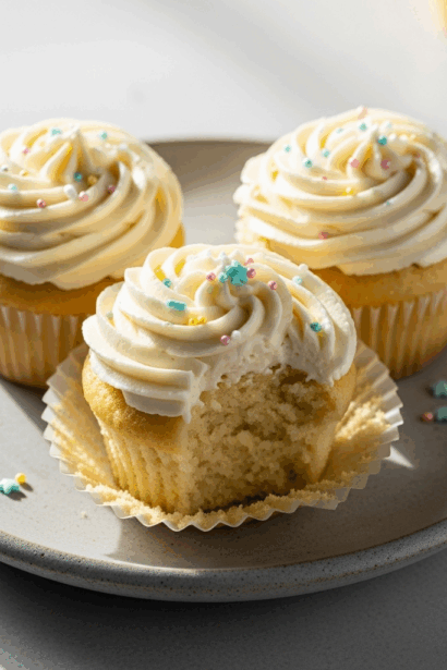 Gluten-Free Vanilla Cupcakes