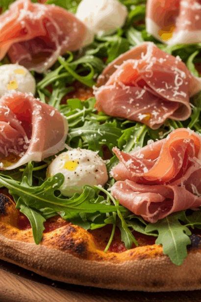 Arugula Prosciutto Pizza