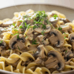 Cream of Mushroom Stroganoff