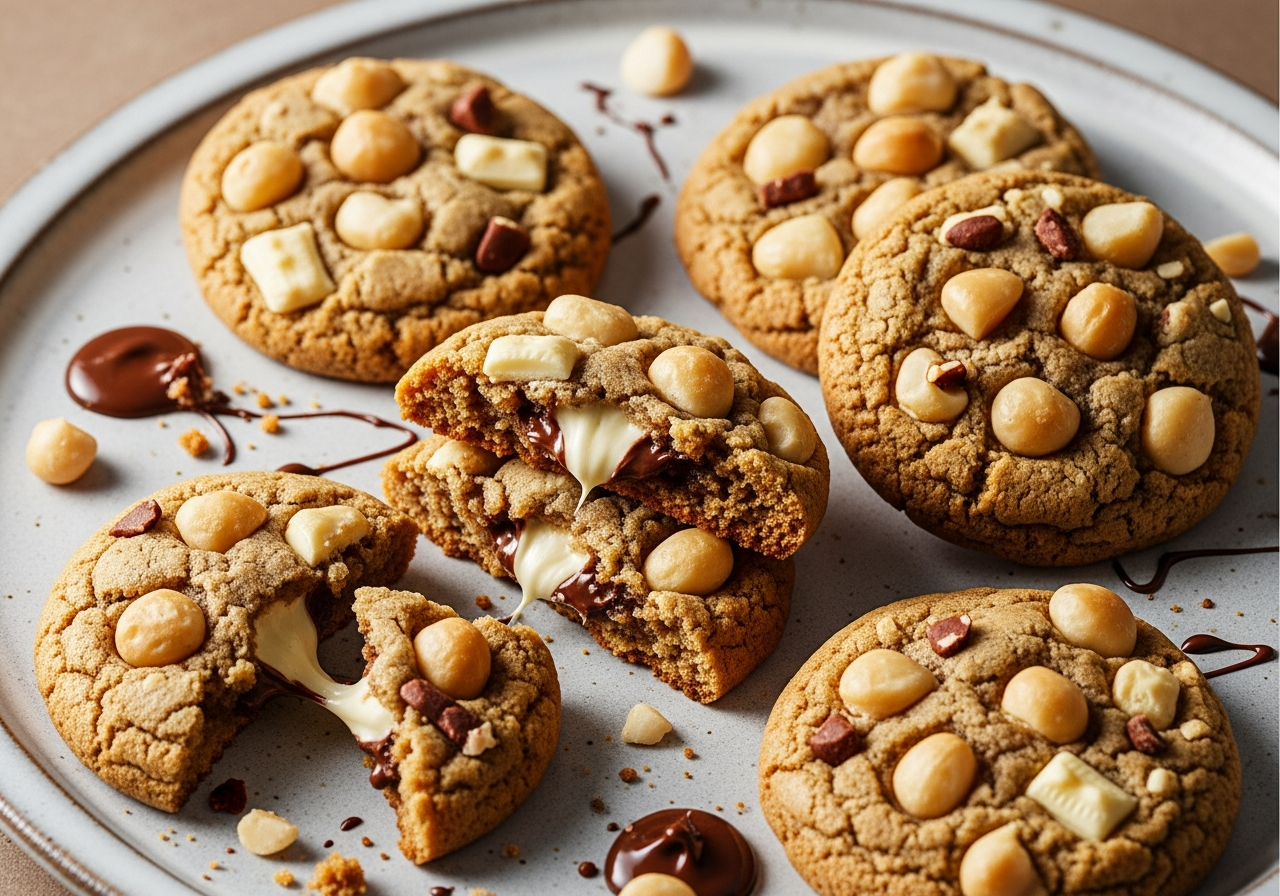 White Chocolate Macadamia Nut Cookies