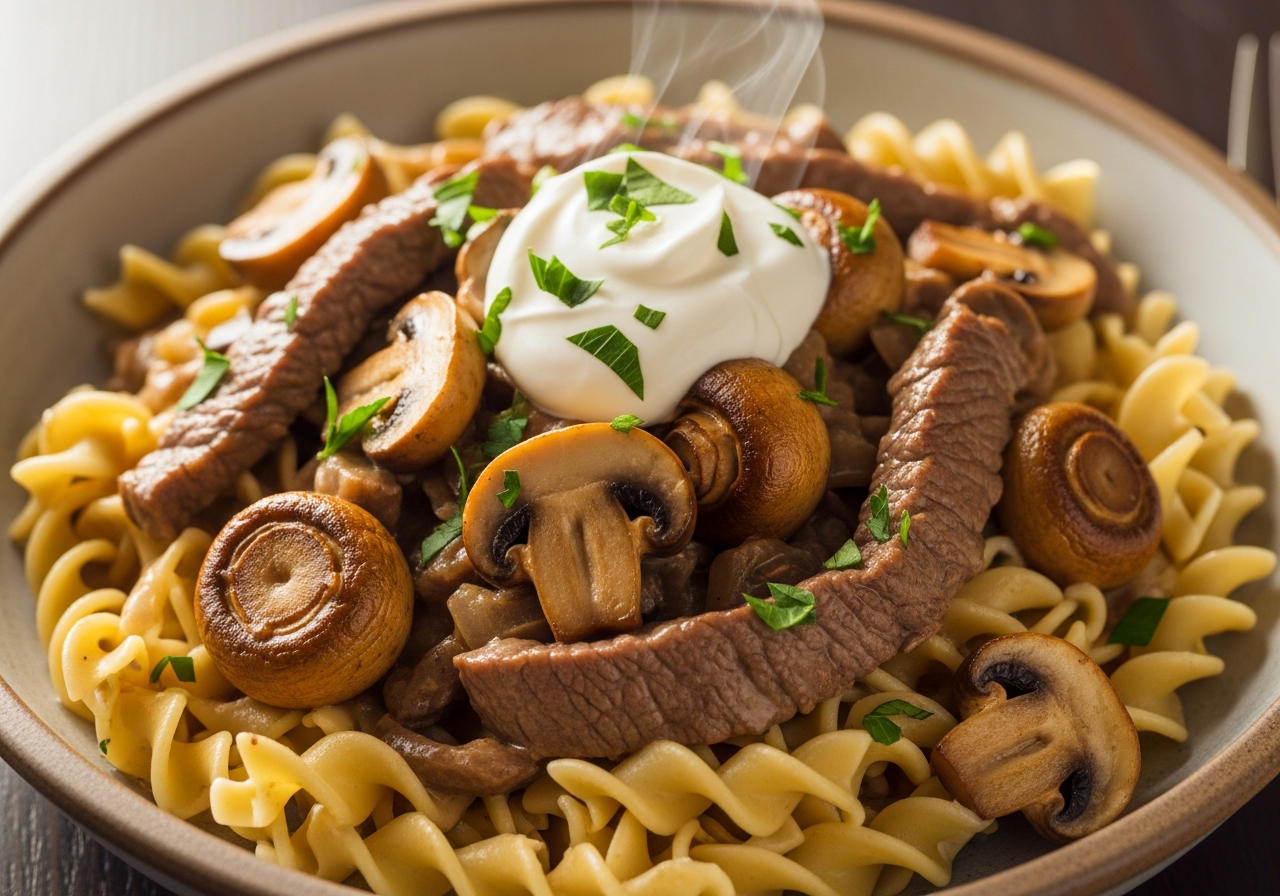Beef Stroganoff