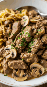 Beef Stroganoff
