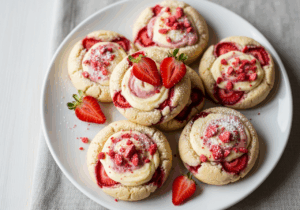 Strawberry Cheesecake Cookies