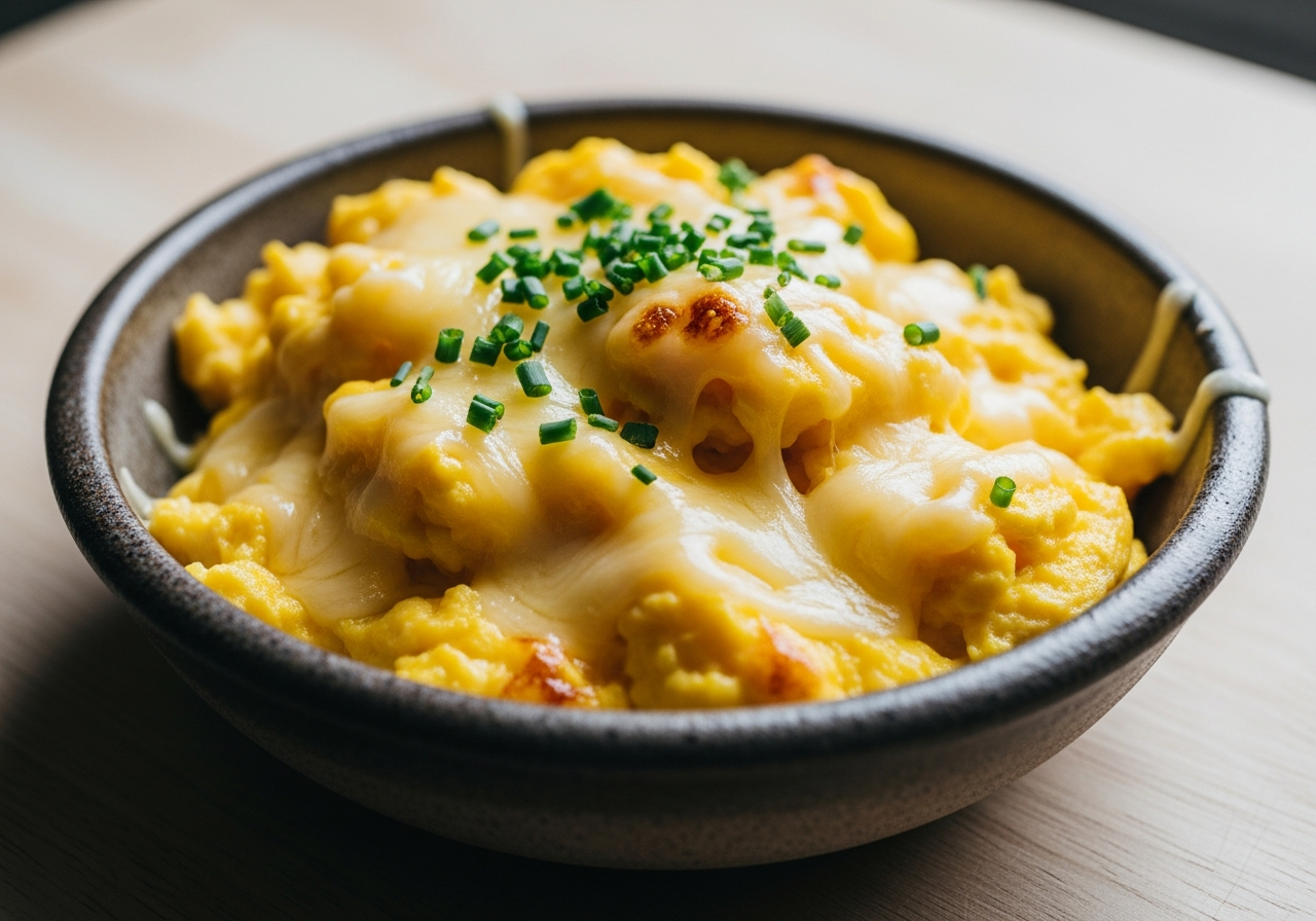 Scrambled Eggs with Cheese