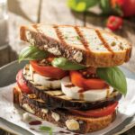 Grilled Eggplant & Tomato Sandwich