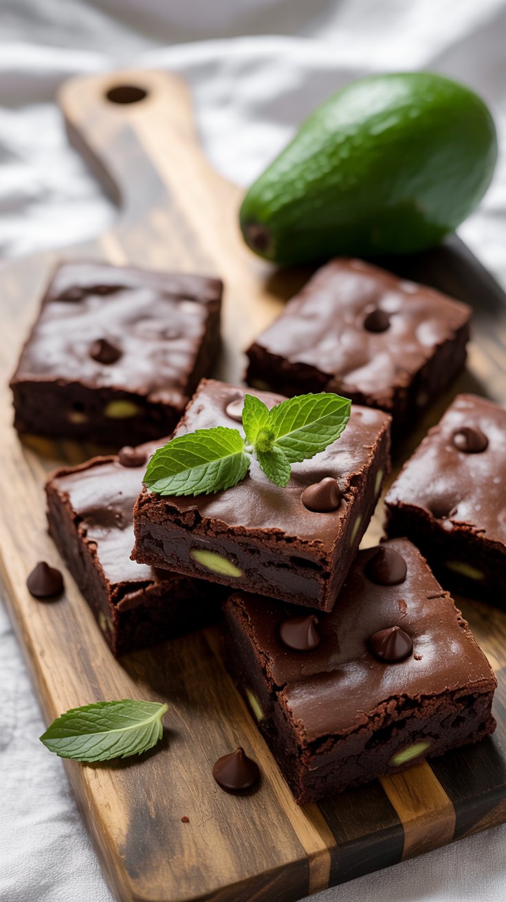 Vegan Avocado Brownies