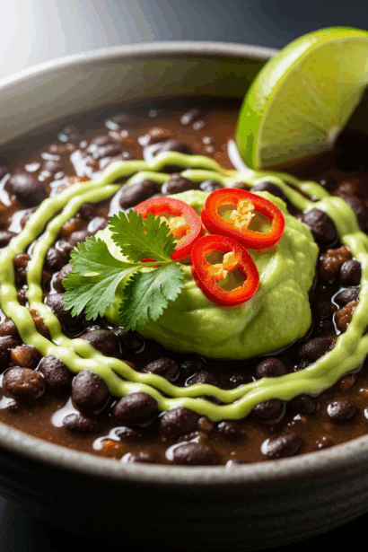 Spicy Black Bean Soup