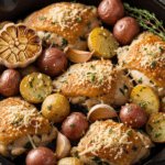 Garlic Parmesan Chicken & Potatoes