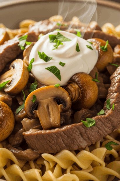 Beef Stroganoff