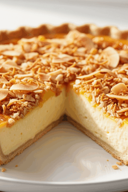 Coconut Egg Custard Pie