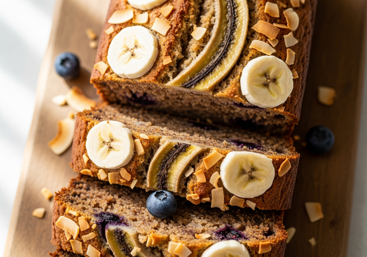 Coconut Flour Banana Bread