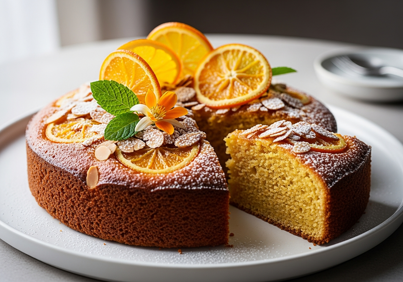 Orange Almond Cake