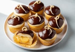 Boston Cream Pie Cupcakes