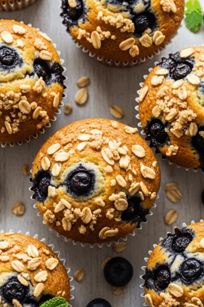 Blueberry Muffin Cupcakes
