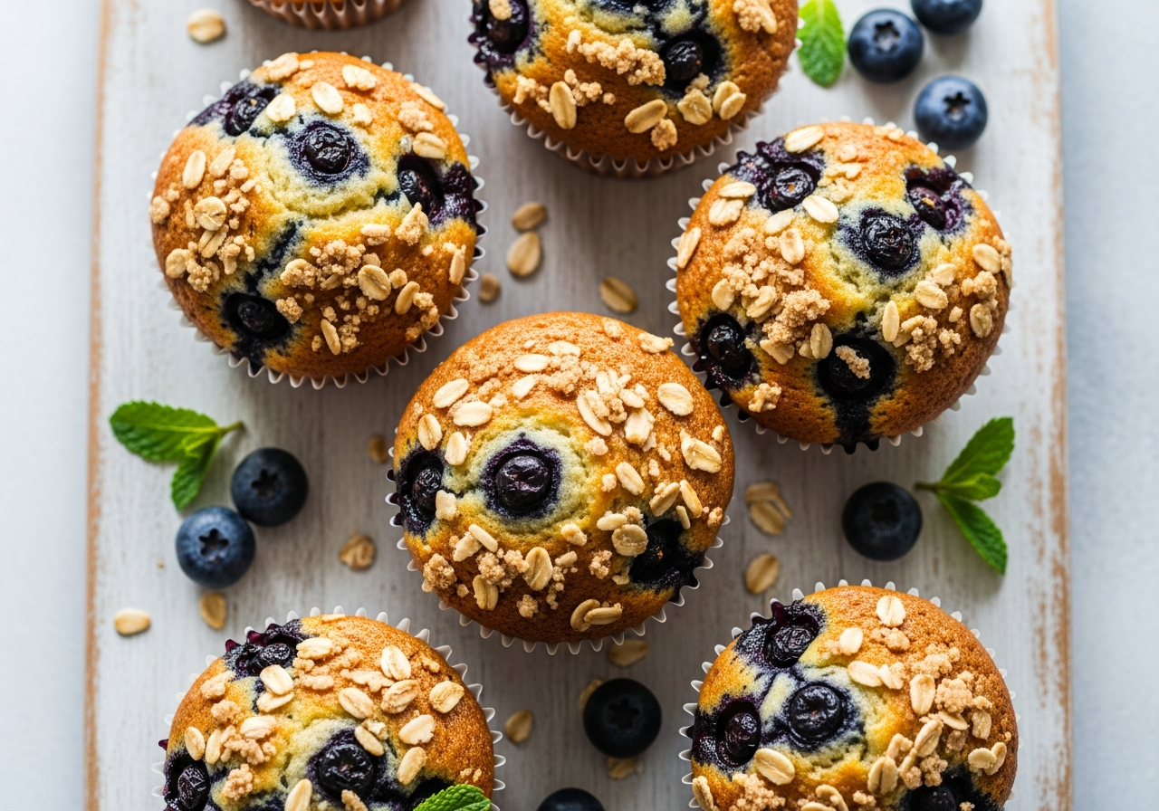 Blueberry Muffin Cupcakes