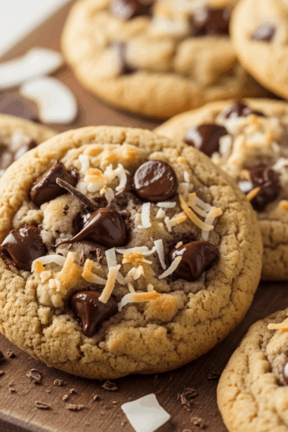Coconut Chocolate Chip Cookies