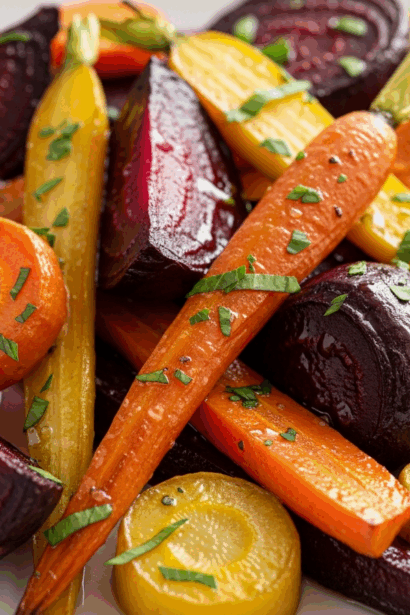 Roasted Beets and Carrots