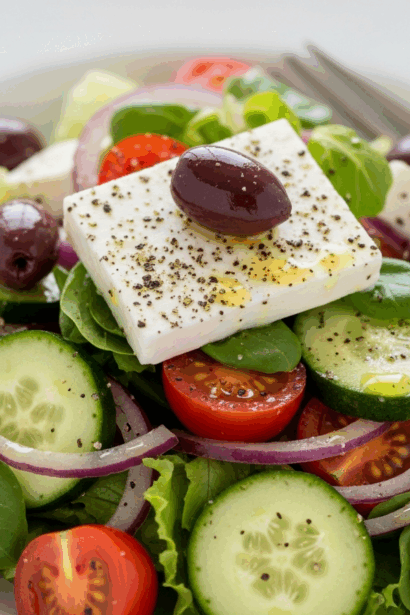 Greek Salad with Feta & Olives