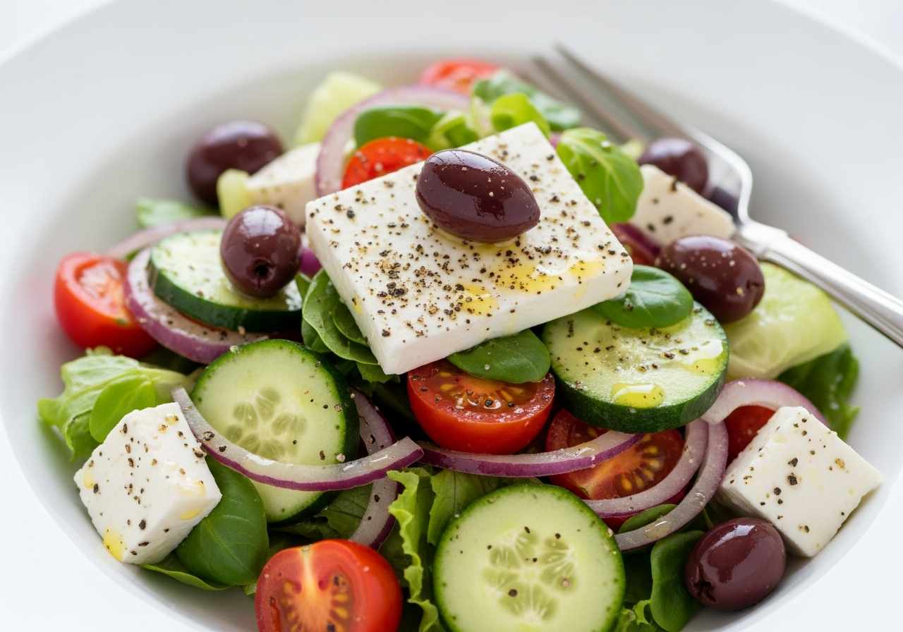 Greek Salad with Feta & Olives
