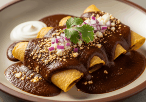 Mole Enchiladas