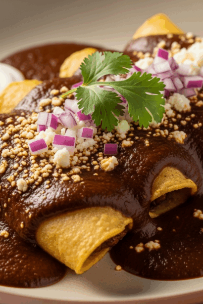 Mole Enchiladas