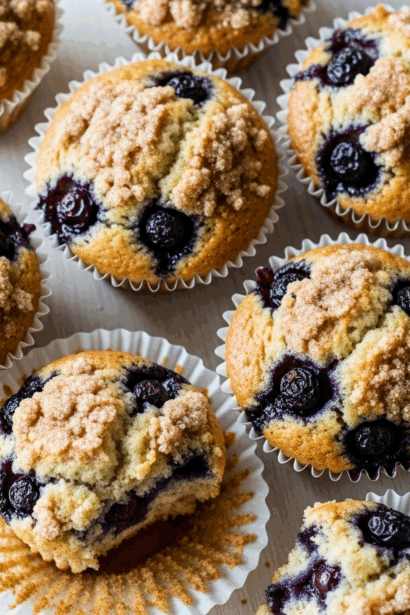 Blueberry Muffin Cupcakes