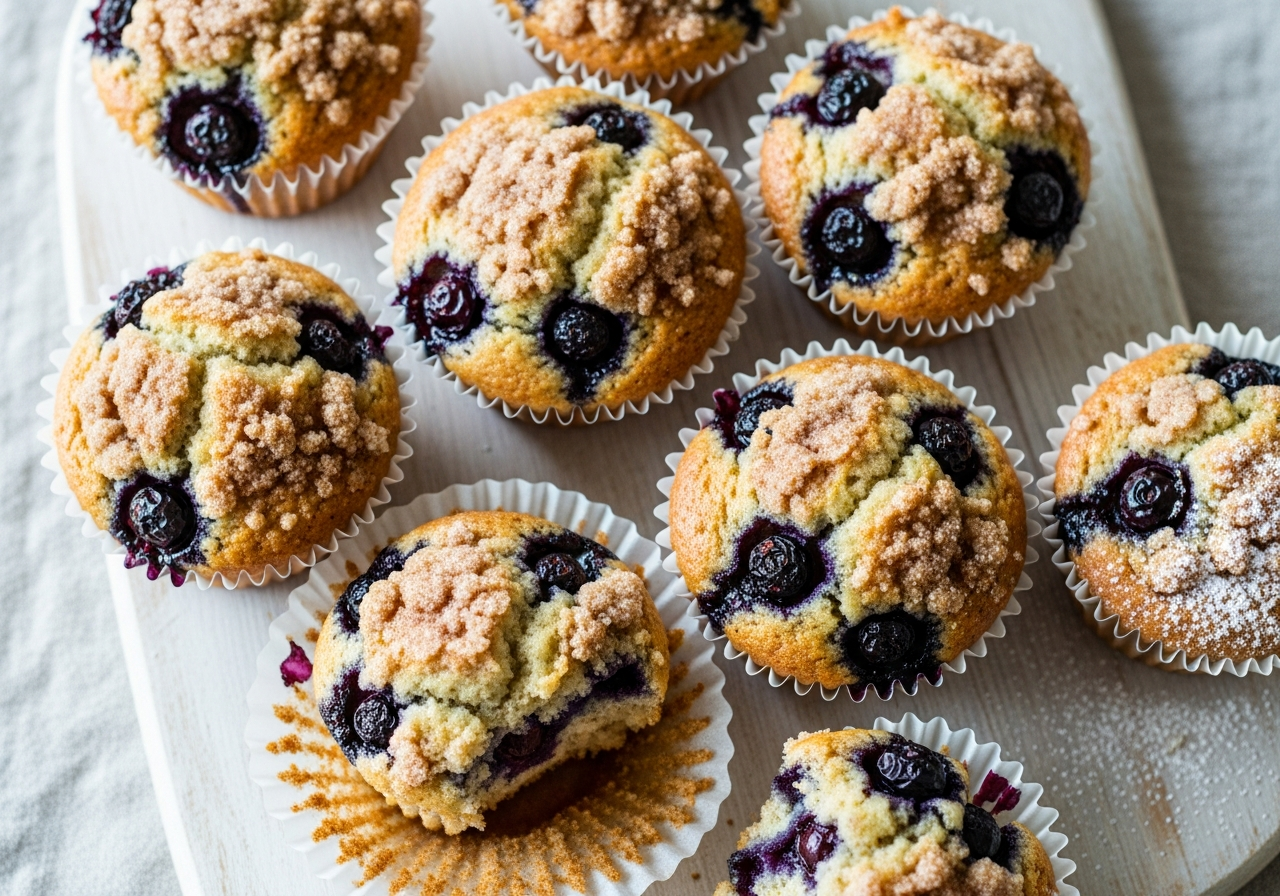 Blueberry Muffin Cupcakes