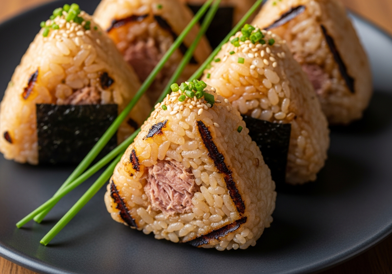 Grilled Tuna Onigiri