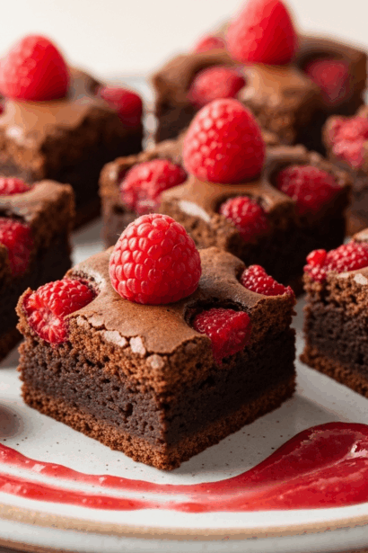 Raspberry Brownies