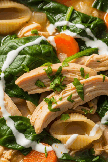 Chicken & Spinach Soup